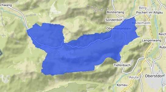 Bodenrichtwertkarte Obermaiselstein