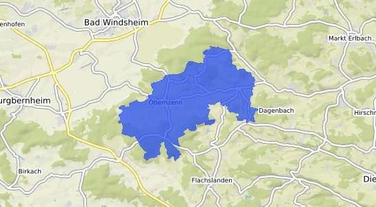 Bodenrichtwertkarte Obernzenn