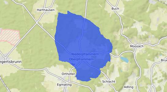 Bodenrichtwertkarte Oberpframmern