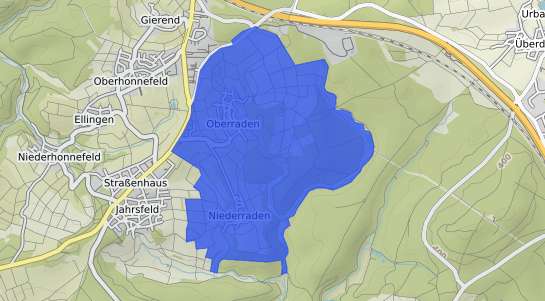 Bodenrichtwertkarte Oberraden