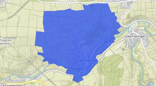 Bodenrichtwertkarte Oberriexingen