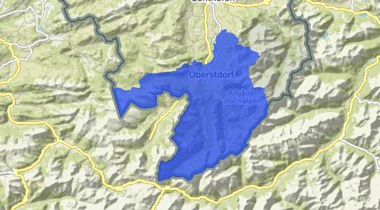 Bodenrichtwertkarte Oberstdorf