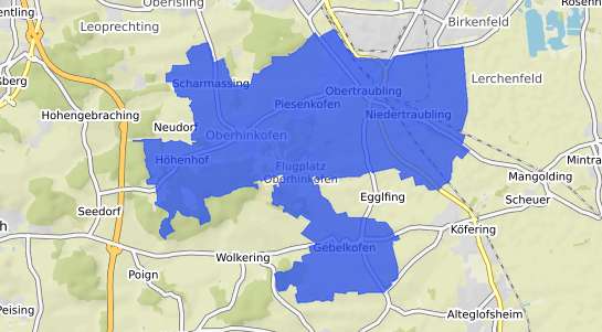 Bodenrichtwertkarte Obertraubling