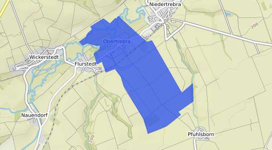 Bodenrichtwertkarte Obertrebra