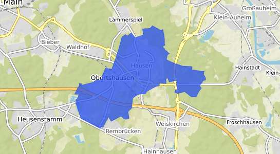 Bodenrichtwertkarte Obertshausen