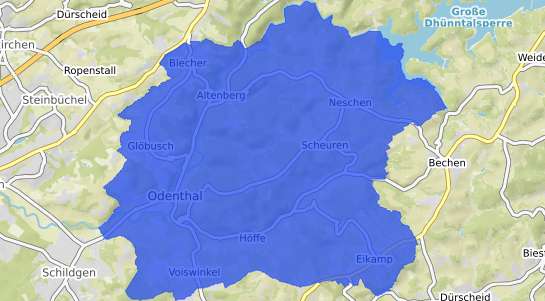 Bodenrichtwertkarte Odenthal