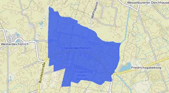 Bodenrichtwertkarte Oesterdeichstrich