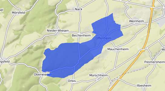 Bodenrichtwertkarte Offenheim Rheinhessen