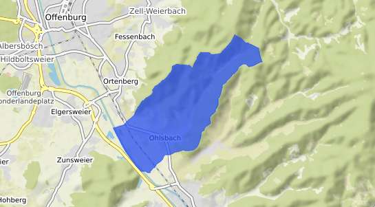Bodenrichtwertkarte Ohlsbach