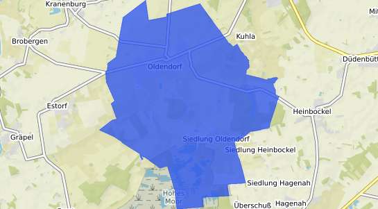 Bodenrichtwertkarte Oldendorf Holstein