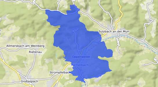 Bodenrichtwertkarte Oppenweiler