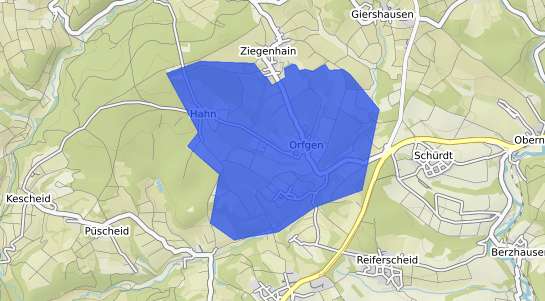 Bodenrichtwertkarte Orfgen