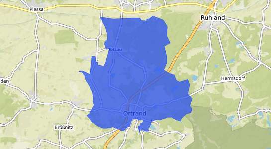 Bodenrichtwertkarte Ortrand