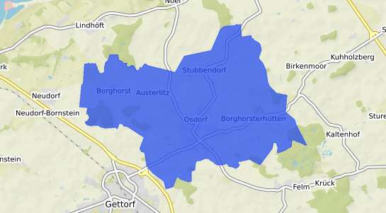 Bodenrichtwertkarte Osdorf b. Ludwigsfelde