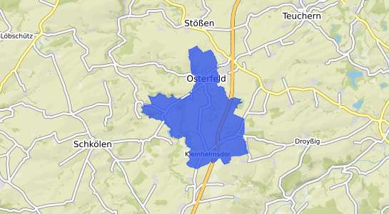 Bodenrichtwertkarte Osterfeld b. Naumburg, Saale