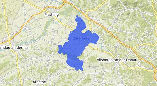 Bodenrichtwertkarte Osterhofen Niederbayern