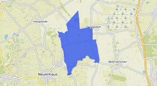 Bodenrichtwertkarte Osterwald b. Neuenhaus, Dinkel