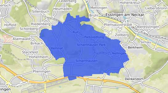 Bodenrichtwertkarte Ostfildern