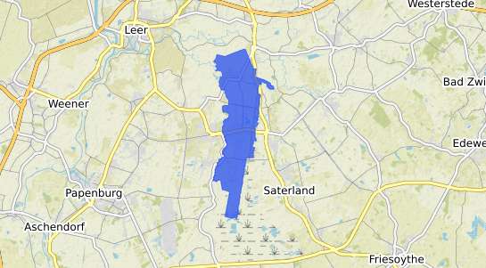 Bodenrichtwertkarte Ostrhauderfehn