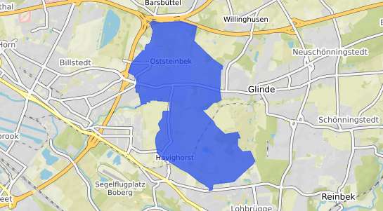 Bodenrichtwertkarte Oststeinbek