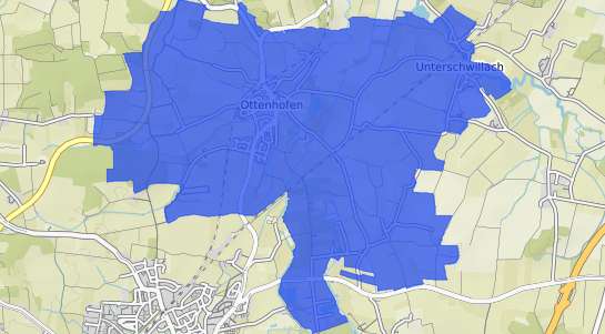 Bodenrichtwertkarte Ottenhofen Oberbayern