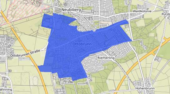 Bodenrichtwertkarte Ottobrunn