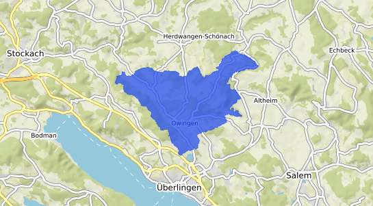 Bodenrichtwertkarte Owingen Bodensee