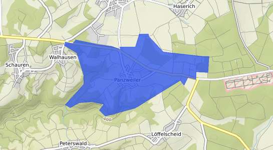 Bodenrichtwertkarte Panzweiler b. Blankenrath
