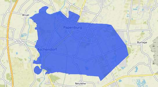 Bodenrichtwertkarte Papenburg