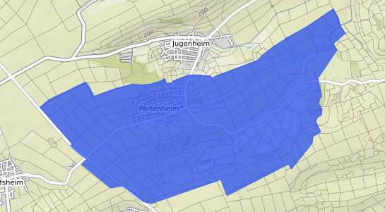 Bodenrichtwertkarte Partenheim