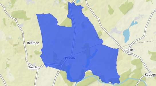 Bodenrichtwertkarte Passow Brandenburg