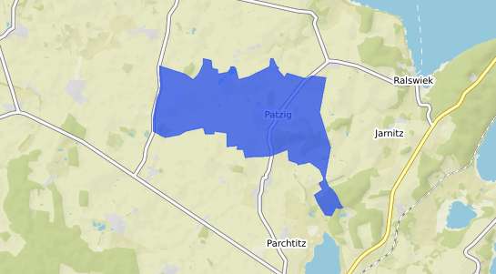 Bodenrichtwertkarte Patzig