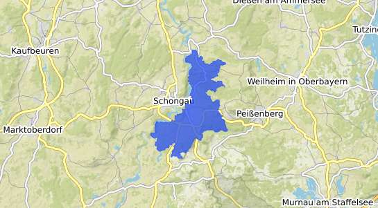 Bodenrichtwertkarte Peiting