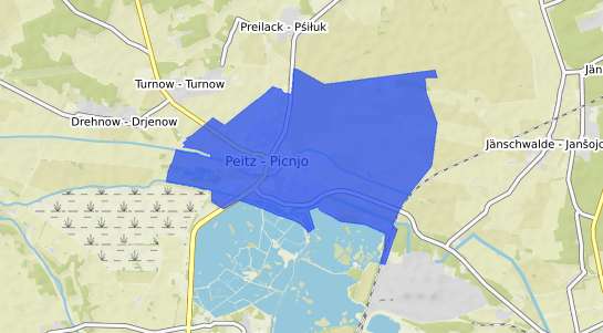 Bodenrichtwertkarte Peitz