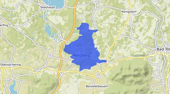 Bodenrichtwertkarte Penzberg