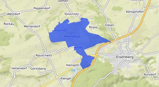 Bodenrichtwertkarte Petersberg b. Halle, Saale