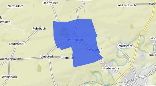 Bodenrichtwertkarte Pfiffelbach