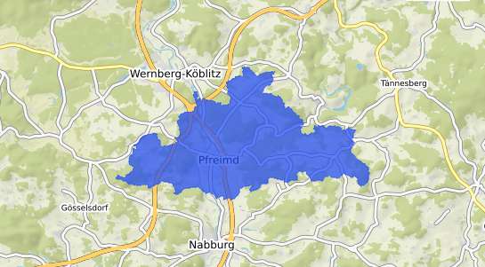 Bodenrichtwertkarte Pfreimd