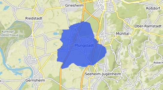 Bodenrichtwertkarte Pfungstadt