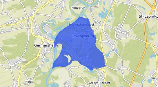 Bodenrichtwertkarte Philippsburg Baden
