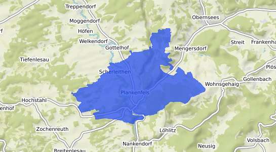 Bodenrichtwertkarte Plankenfels