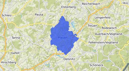 Bodenrichtwertkarte Plauen Vogtland