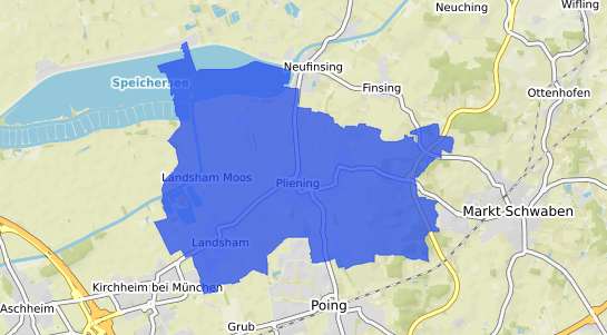 Bodenrichtwertkarte Pliening
