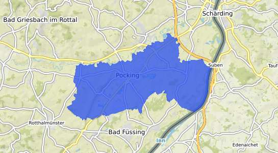 Bodenrichtwertkarte P&ouml;cking