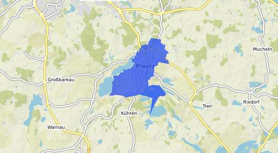 Bodenrichtwertkarte Preetz b. Stralsund