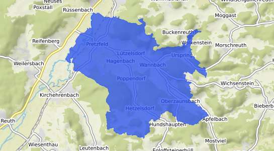 Bodenrichtwertkarte Pretzfeld