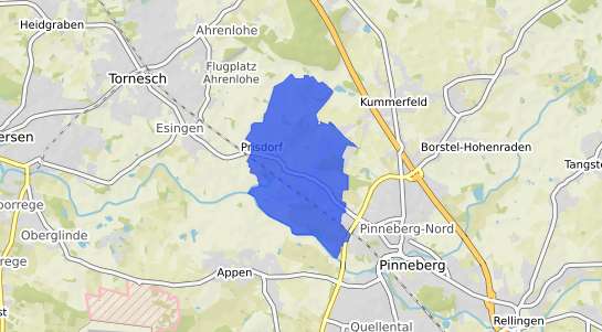 Bodenrichtwertkarte Prisdorf