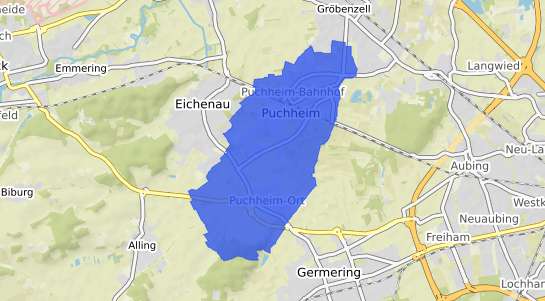 Bodenrichtwertkarte Puchheim Oberbayern