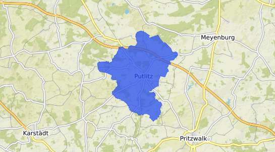 Bodenrichtwertkarte Putlitz