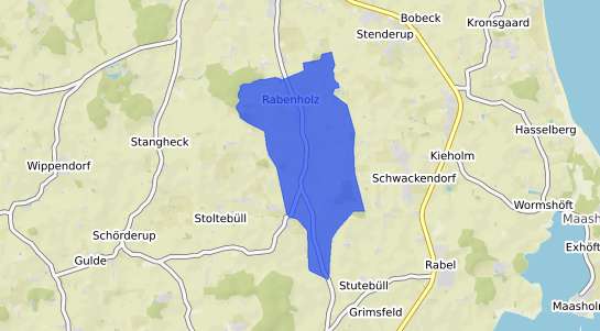 Bodenrichtwertkarte Rabenholz b. Gelting, Angeln